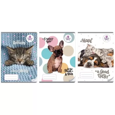 Beniamin Zeszyt A4/32K kratka The sweet pets (10szt)