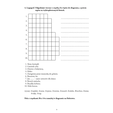 �wiczenia w terapii dysleksji i dysortografii dla uczni�w klas IV-VI. RZ - �