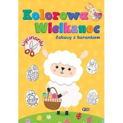 Zabawy z barankiem. Kolorowa Wielkanoc