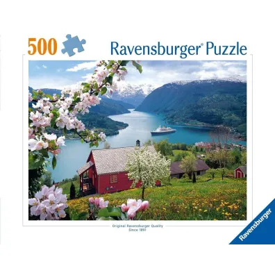 Puzzle 500 el. 2D Skandynawska idylla Ravensburger