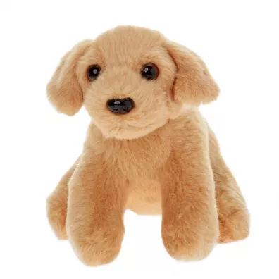 Pies siedz�cy br�zowy 13cm Beppe