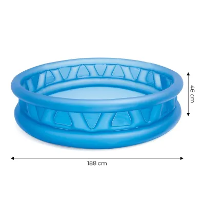 Basen kapsel b��kitny 188x46cm