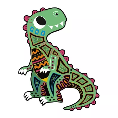 Zestaw kreatywny do zdrapywania Dinozaury Janod