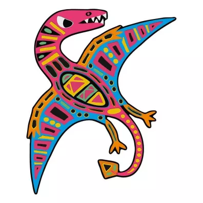 Zestaw kreatywny do zdrapywania Dinozaury Janod