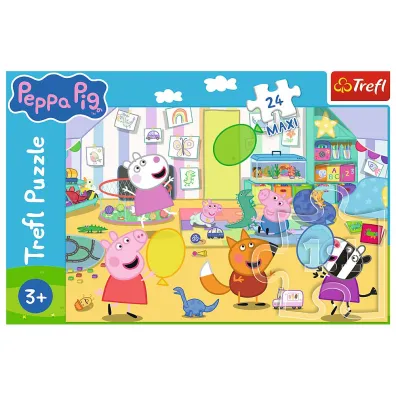 Puzzle maxi 24 el. Pi�kna Peppa Trefl