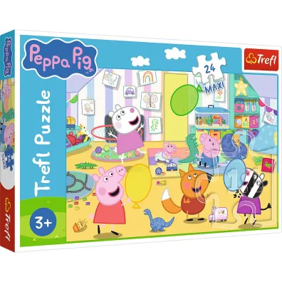Puzzle maxi 24 el. Pi�kna Peppa Trefl