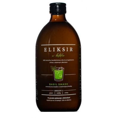 Eliksir Basil Smash syrop barmański do drinków 500 ml