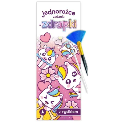 Wydrapywanka 80X215 Jednoro�ce. Zadania & zdrapki SKRZAT 074871 - Wioleta �y�owska