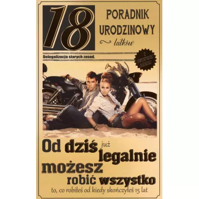 AbCard Kartka okoliczno�ciowa Urodziny 18 U14