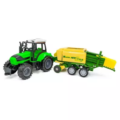 Traktor z przyczep pod kloszem New Fashion Vehicles 101761 Ciuciubabka