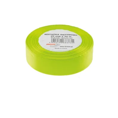 Brewis Wst��ka satynowa zielona 25mm x 32m
