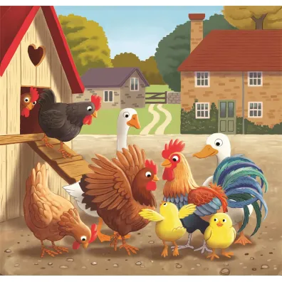 Puzzle 3x48 el. SuperColor. Farm Moments Clementoni