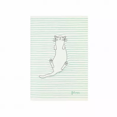 Santoro Ma�y Notatnik - Feline Fine (Green)
