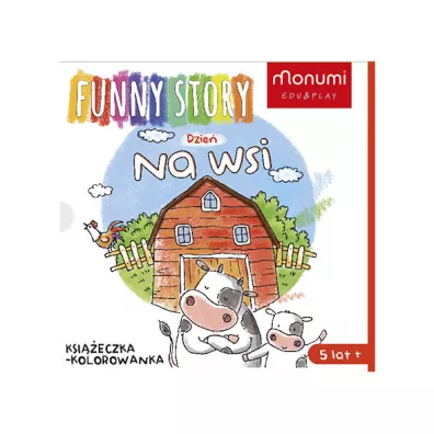 Ksieczka harmonijka do kolorowania - Dzie na wsi 5l+