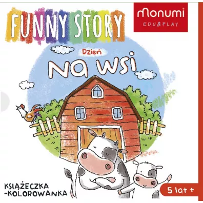Ksieczka harmonijka do kolorowania - Dzie na wsi 5l+