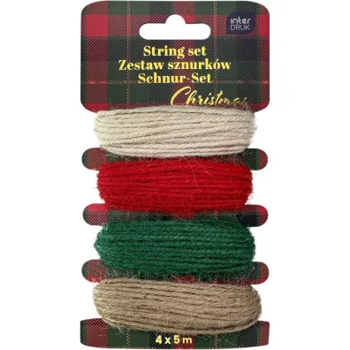 Interdruk Zestaw sznurk�w 4x5m Christmas