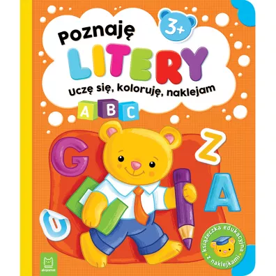 Poznaj litery. Ucz si, koloruj, naklejam - Sylwia  Kajdana
