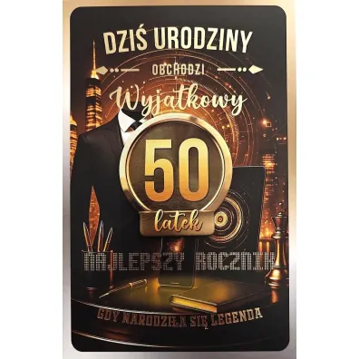 Yeku Karnet z wymiennymi rocznikami 50 m�ska