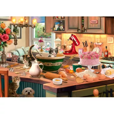 Puzzle 1000 el. Przy kuchennym stole Schmidt