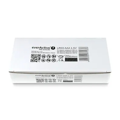 Bateria everActive Pro Alkaline LR03 AAA 10 szt.
