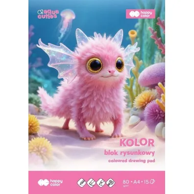 Blok rysunkowy kolor A3/15K 80g HAPPY COLOR