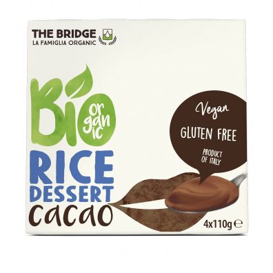 The Bridge Deser ryżowy z kakao bez glutenu 4 x110 g Bio