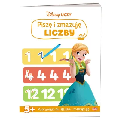 Disney Uczy Kraina Lodu. Pisz� i zmazuj� liczby
