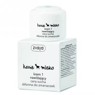 Ziaja Kozie Mleko krem 1 nawil�aj�cy do twarzy cera sucha sk�onna do zmarszczek 50 ml