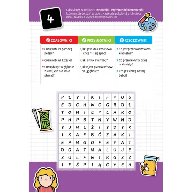 Fantastyczne zakre�lanki gramatyczne zbi�r zada� rozwijaj�cych koncentracj� i wiedz� o cz�ciach mowy dla dzieci