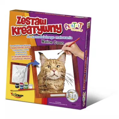 Wypuk�a malowanka Koty - Maine Coon Mirage Hobby