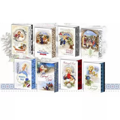 Top Graphic Karnet B6 Bo�e Narodzenie nalepka religia