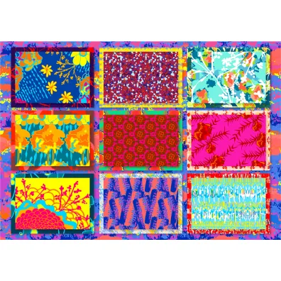Puzzle 1000 el. Kolorowe wzory 5 Enjoy