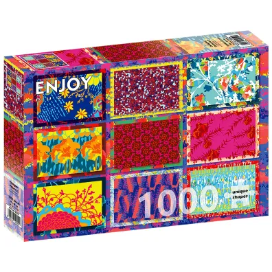 Puzzle 1000 el. Kolorowe wzory 5 Enjoy