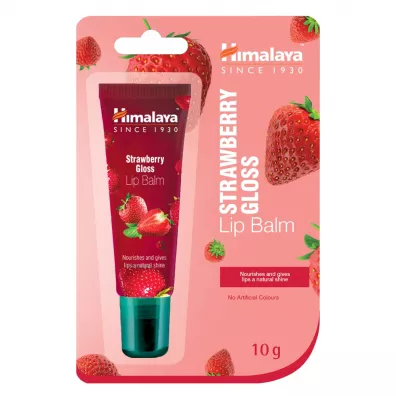 Himalaya Truskawkowy balsam do ust z byszczykiem 10 g