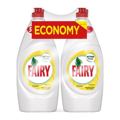 Fairy Pyn do mycia naczy Cytrynowy 2 x 900 ml