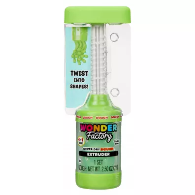 Wonder Factory Never Dry Dough Extruder - Green Mga Entertainment