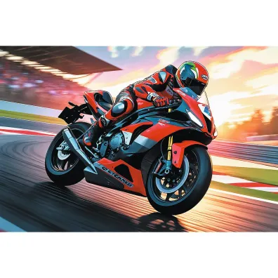 Puzzle 100 el. Szybki motocykl Trefl