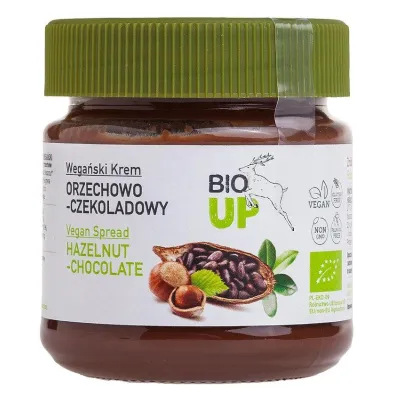 Bio Up Krem orzechowo-czekoladowy bezglutenowy 190 g Bio