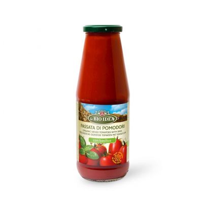 La Bio Idea Przecier pomidorowy passata z bazyli 680 g Bio
