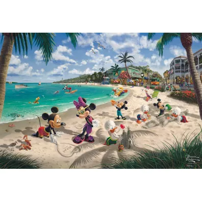 Puzzle 200 el. PQ Thomas Kinkade Myszka Miki & Minnie Schmidt