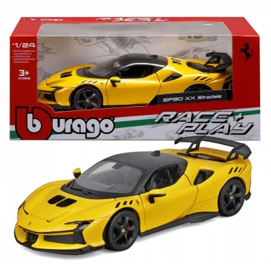 Bburago ferrari sf90 xx stradale 4.0 v8 1:24 model bburago 18-26032 ��ty samoch�d