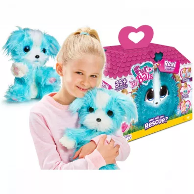 Maskotka interaktywna Fur Balls. My real rescuer Blue Tm Toys