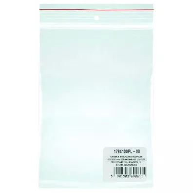 Office Products Torebka strunowa LDPE transparentna 10x20cm