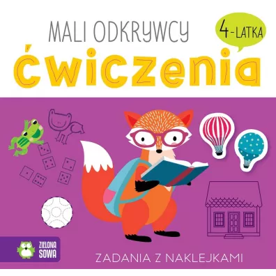 �wiczenia 4-latka. Mali odkrywcy - Justyna  Tkocz