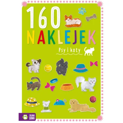 KSIAZECZKA EDUK A4 160 NAKLEJEK PSY I KOTY ZS