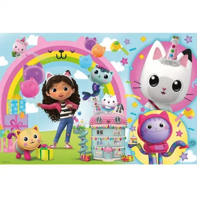 Puzzle maxi 24 el. Weso�a Gabi. Koci Domek Gabi Trefl
