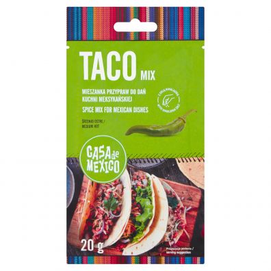 Casa De Mexico Przyprawa do taco 20 g