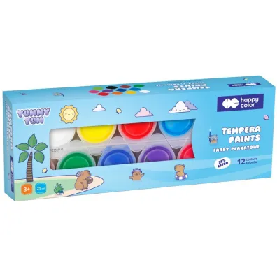 Happy Color Farby plakatowe Yummy Yum - Kapibara, 12 kolor�w
