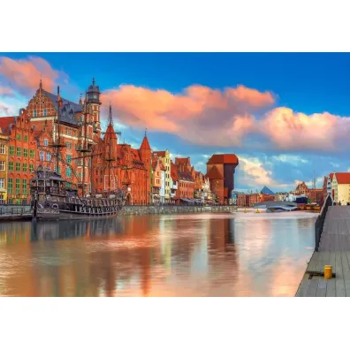 Puzzle 500 el. Colors of Gdansk Castorland