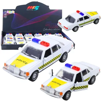 Policja z nap�dem metalowy otwierane drzwi 1:23 LeanToys